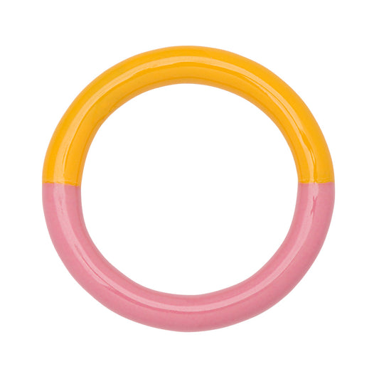 LULU Copenhagen Double Color Ring – Rose - Sunflower