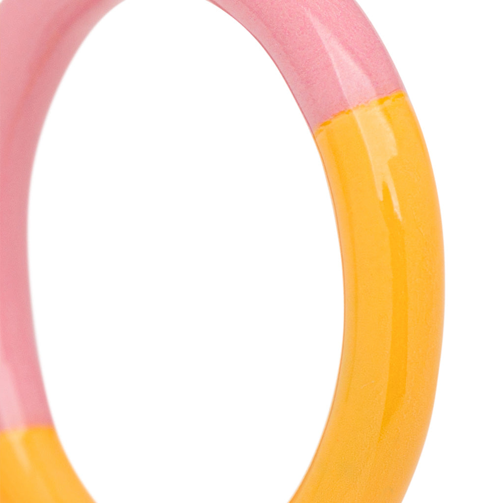 LULU Copenhagen Double Color Ring – Rose - Sunflower