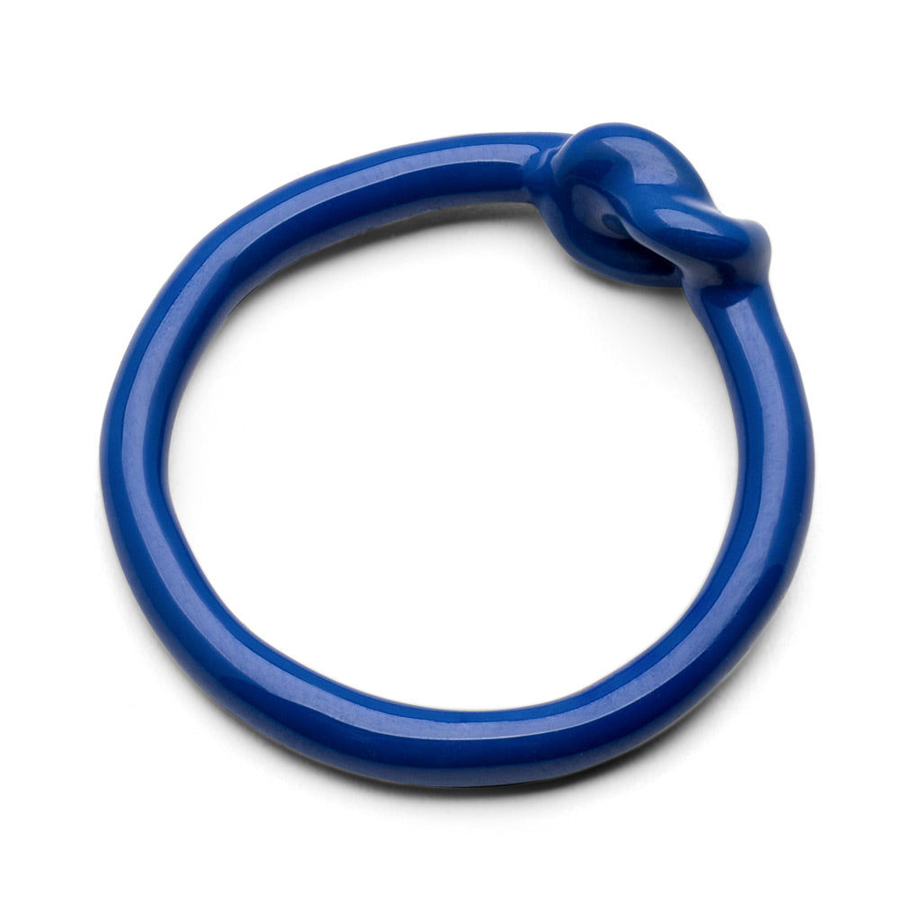 LULU Copenhagen Love Knot Ring – Dazzling Blue 💙