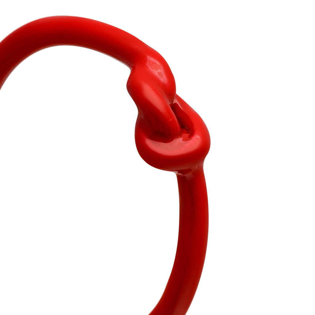 LULU Copenhagen Love Knot Ring – Passion Red ❤️