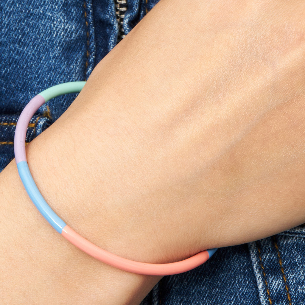 LULU Copenhagen Color Bangle Quatro RAINBOW