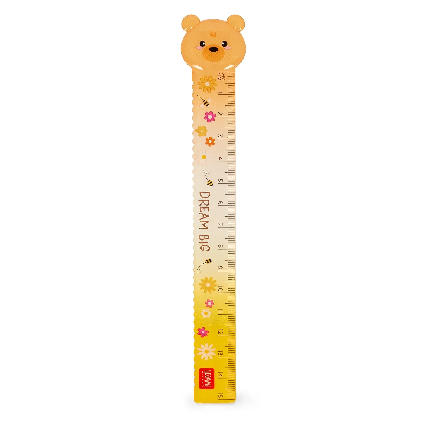 Lineal "Bear Sweet Bear" mit Bär-Motiv von Legami