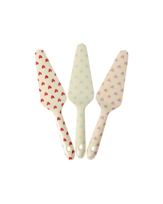 Rice Melamin Tortenheber - Créme - Favorite Heart Print