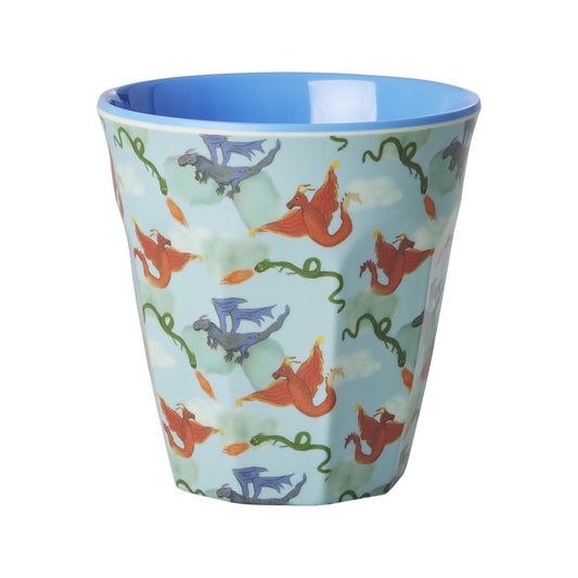 Rice Becher medium -blau- Dragon Print