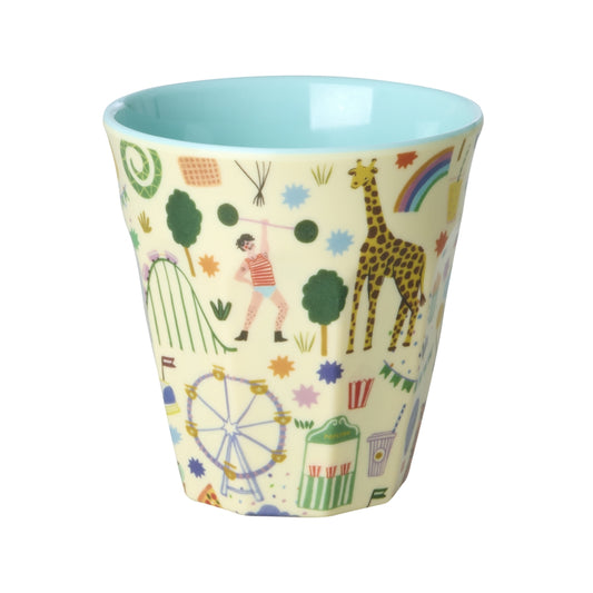 Melamin Becher medium - Mint - Fun Fair Print