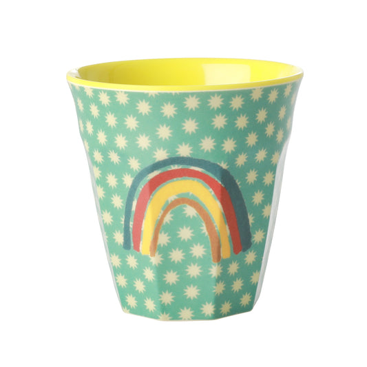 Rice Becher medium- Mehrfarbig - Rainbow and Stars Print