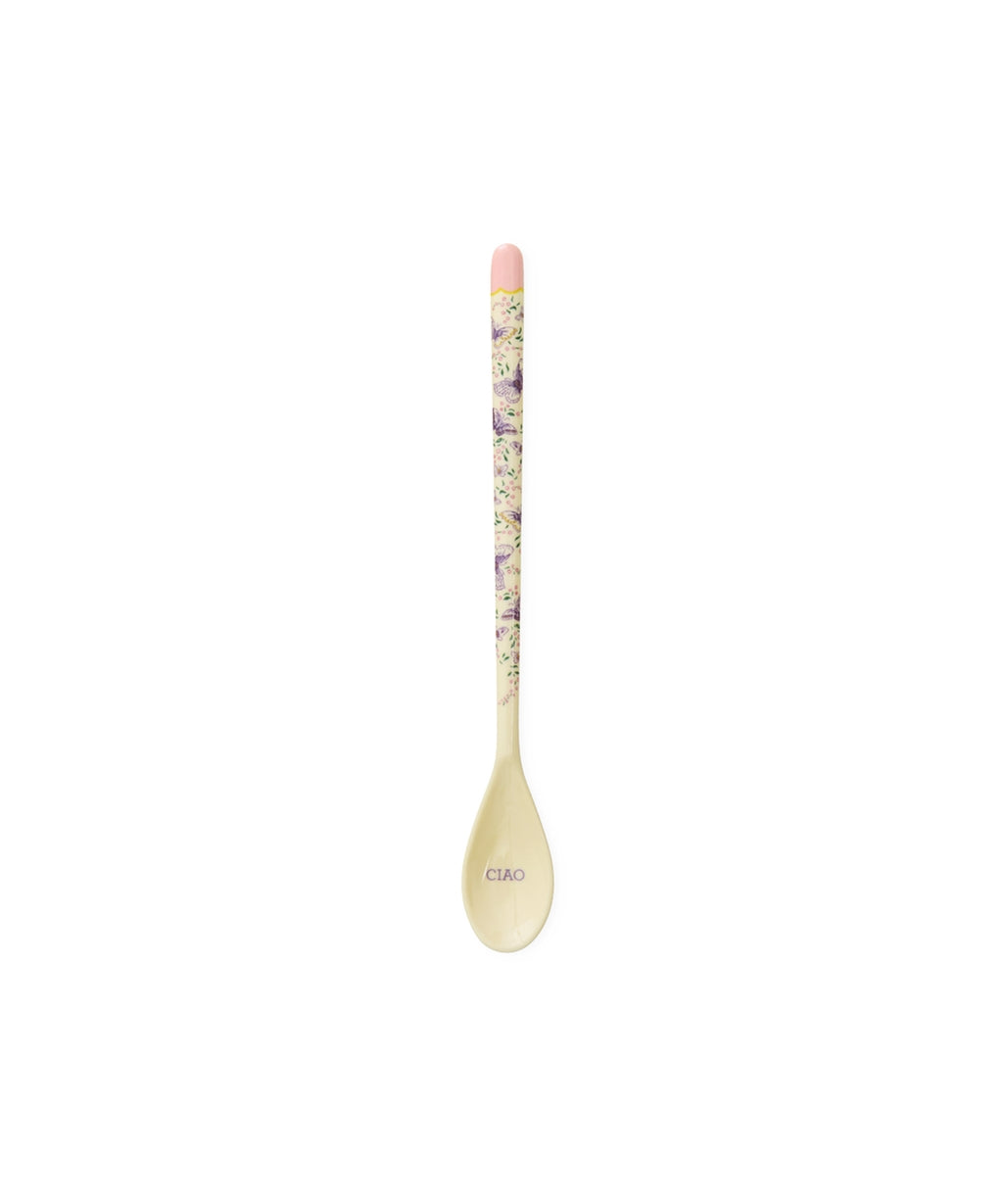 Latte Spoon - Cream - Spread Your Wings Print