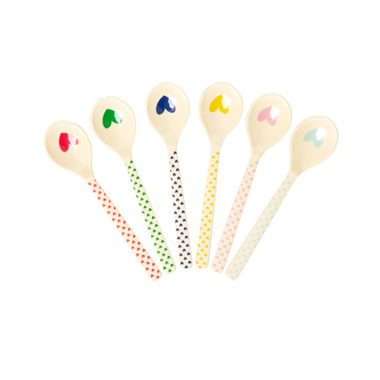 Rice Teaspoon Heart (dark blue)