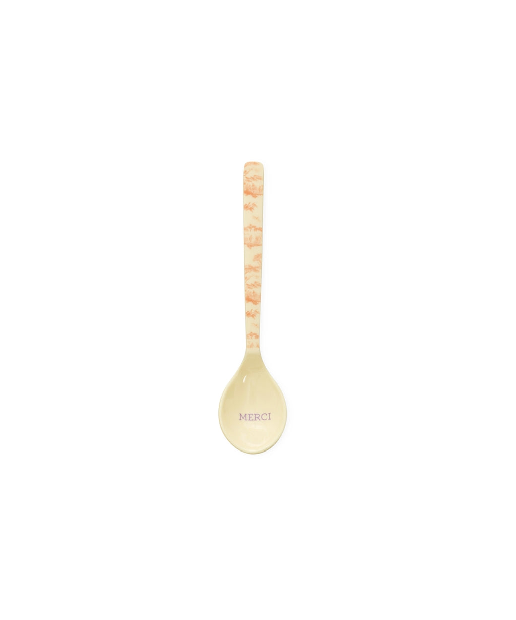 Teaspoon - Cream - Toile de Jouy Print