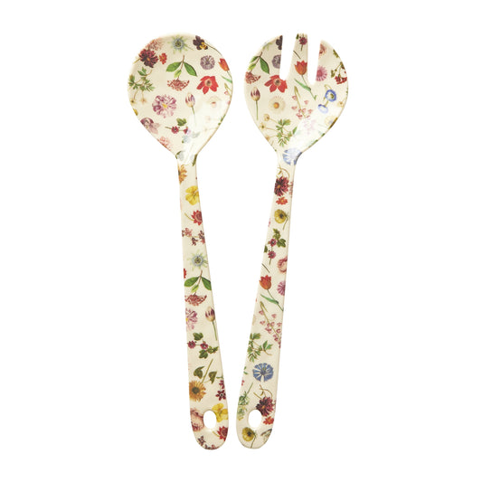 Salatset- Crème - Floras Dream Print - 2er Set