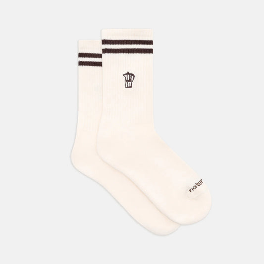 Tennissocken Mokka