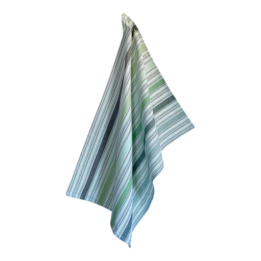 Gewebtes Geschirrtuch Multi Meeresgrün BIO
