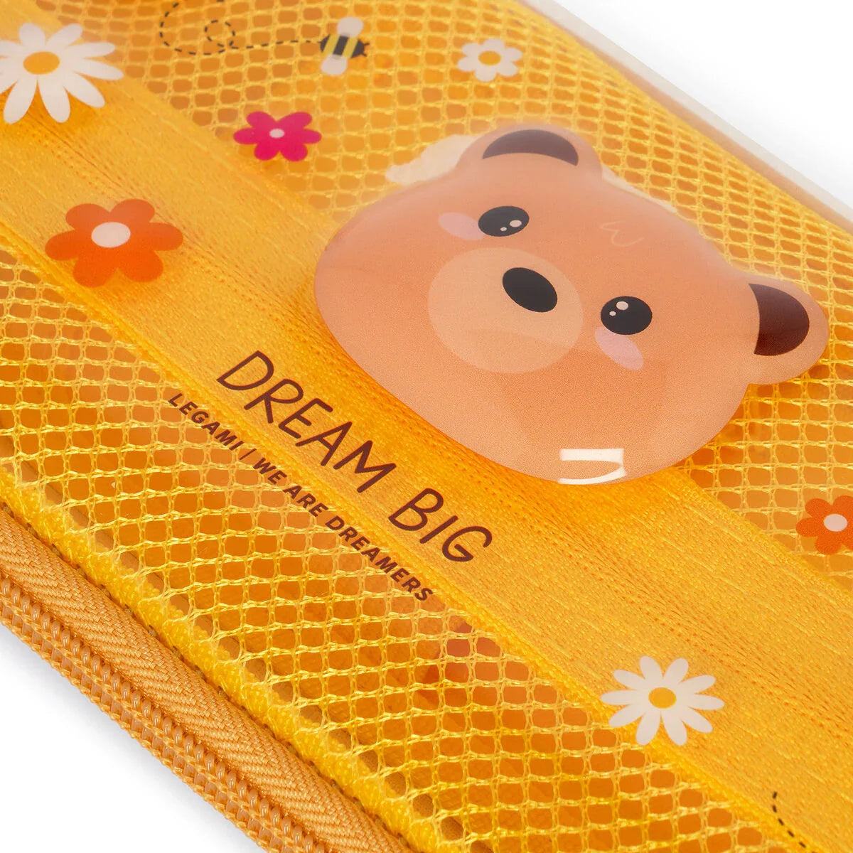 Transparentes Hartschalen-Federmäppchen "Teddy Bear" mit Bär von Legami