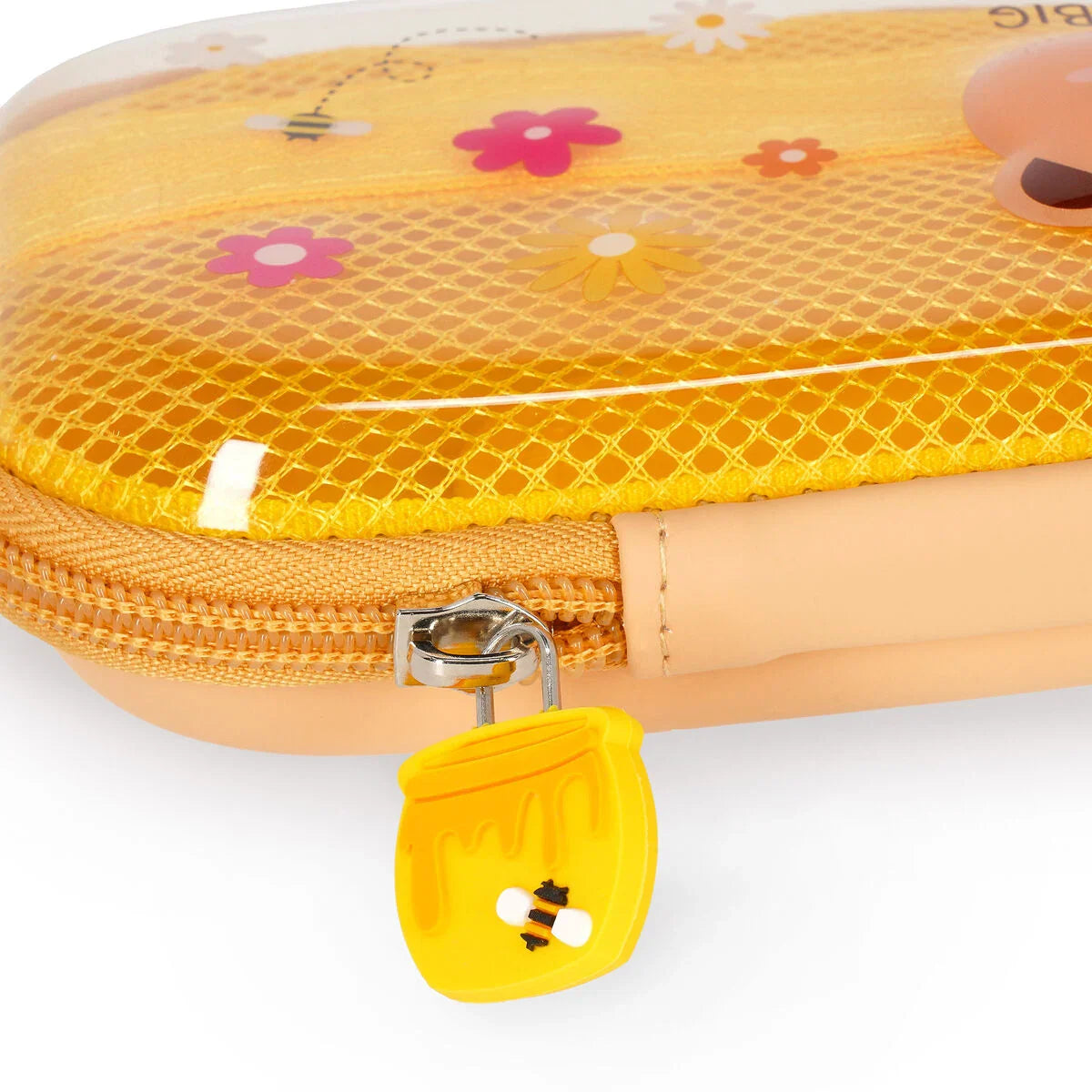 Transparentes Hartschalen-Federmäppchen "Teddy Bear" mit Bär von Legami