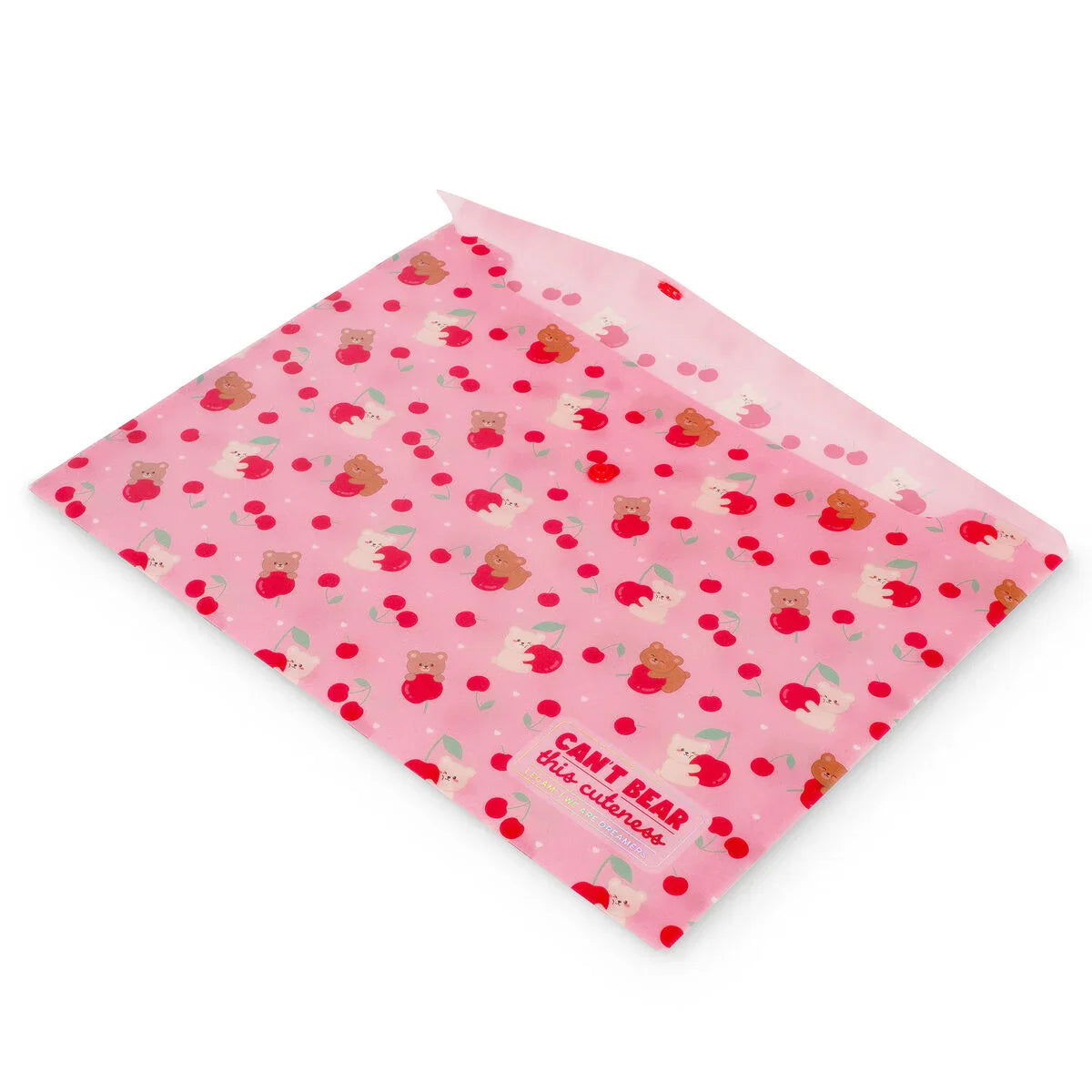 Dokumentenmappe "Teddy Bear Cherry Pink" von Legami (DIN A4)
