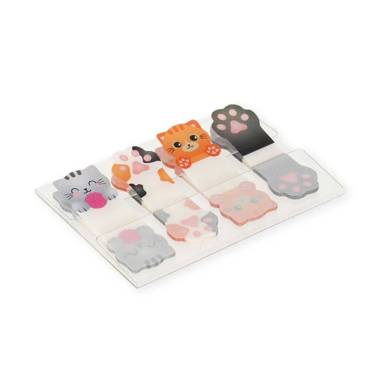 Selbstklebende Seitenmarkierer mit Katzen-Motiv "Kitty" von Legami