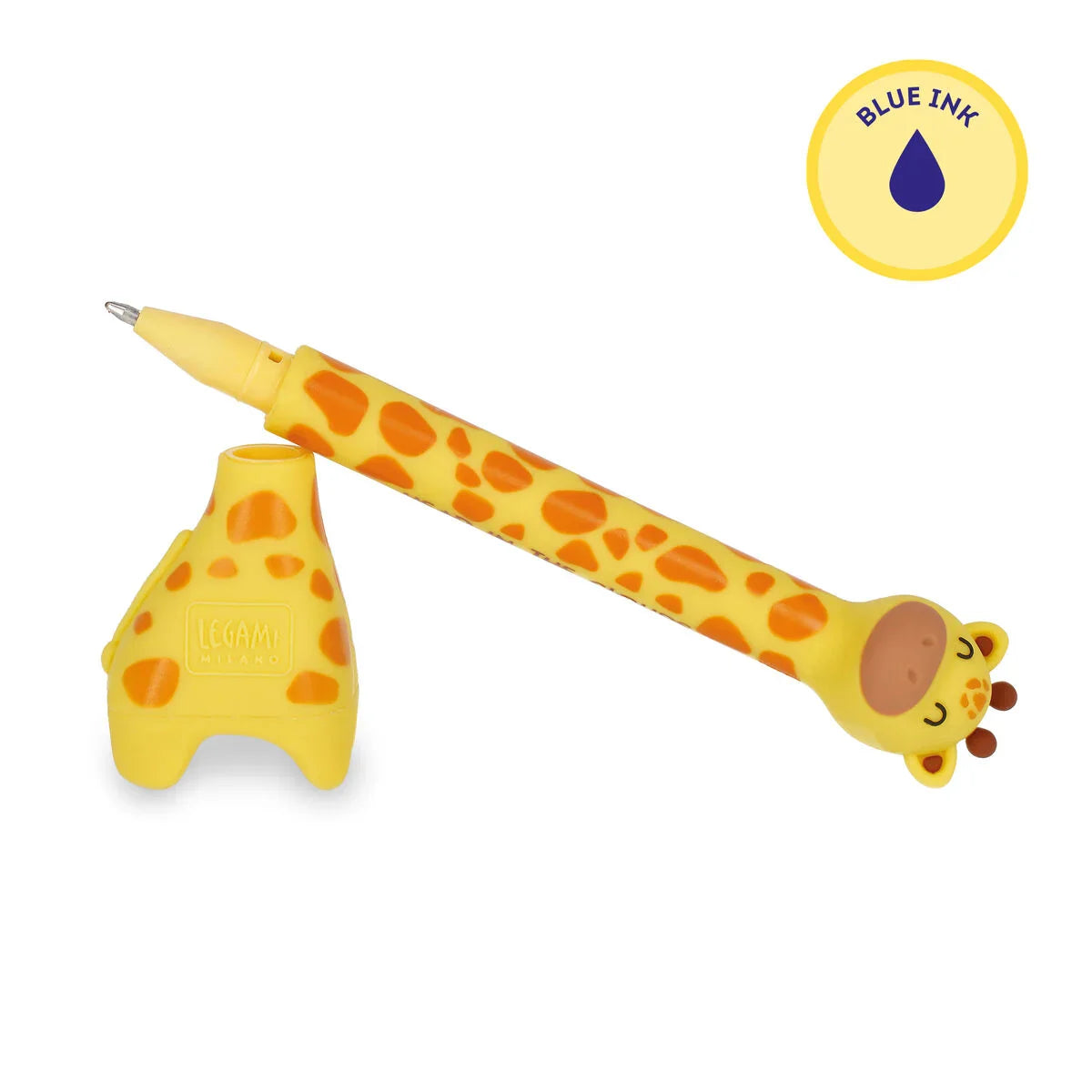 Giraffen Kugelschreiber "Stand-Ink Ovation"mit Standfuß von Legami