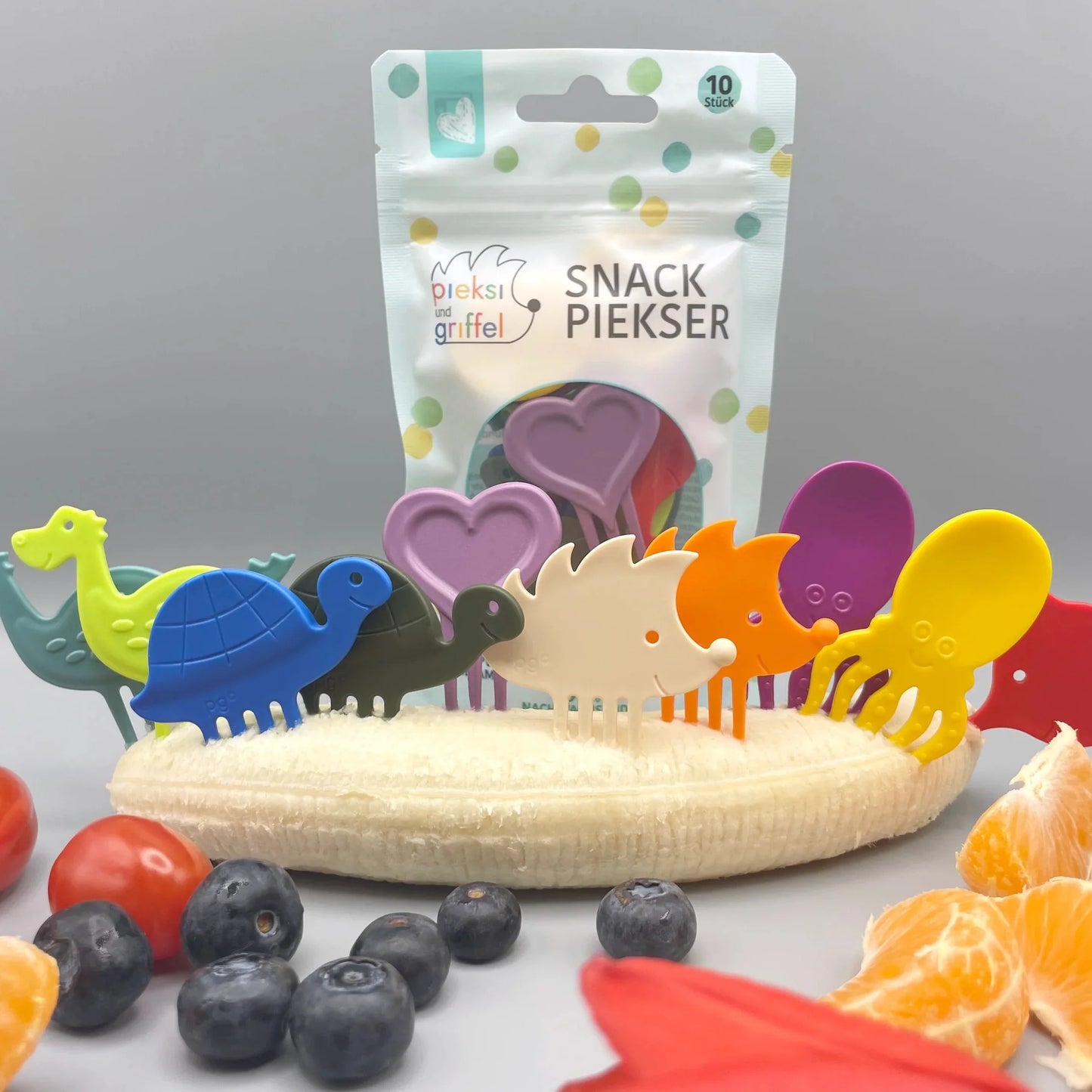 Gemischtes Snackpiekser Set "Unique Ten" von Pieksi & Griffel, 10er Set