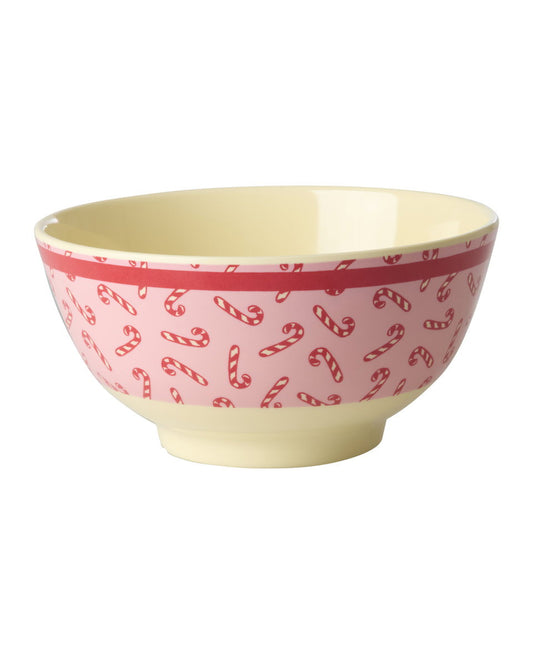 RICE Melaminschale Candy Cane – 700 ml