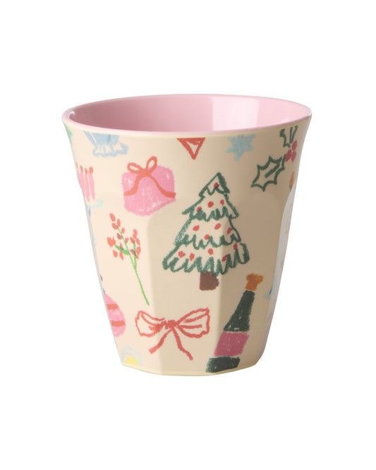 RICE Melaminbecher medium Xmas Galore – 250 ml