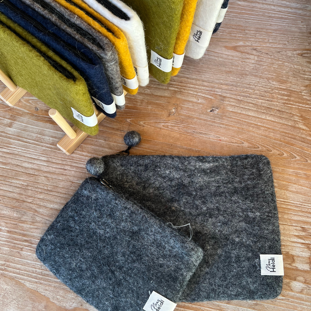 New Heidi Filz-Aufbewahrungsetui – Eleganz, Handwerkskunst und Ethik