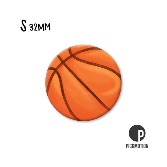 Magneet rond 32 mm "Basketbal"