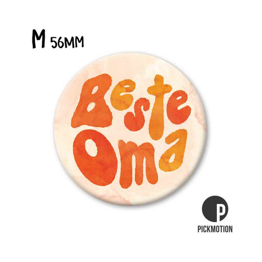Magneet rond 56 mm "Liefste Oma"