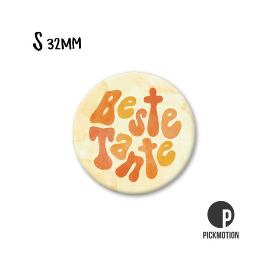 Magnet rund 32mm "Beste Tante"