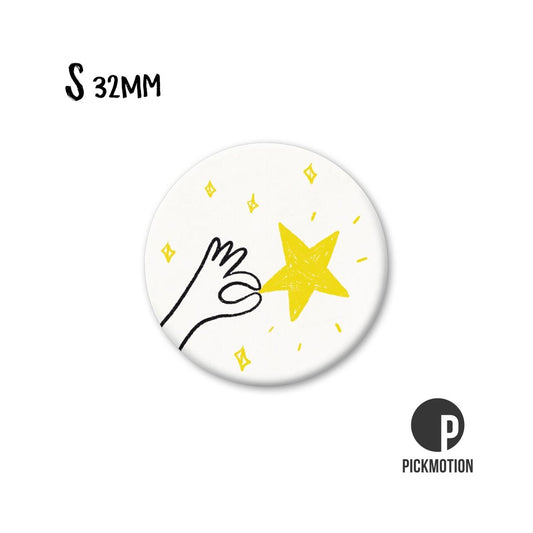 Magneet rond 32mm "Catch a Star"