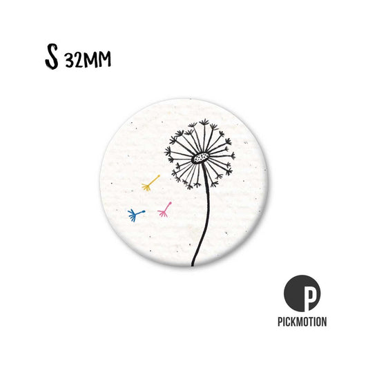 Magneet rond 32mm "Dandelion"