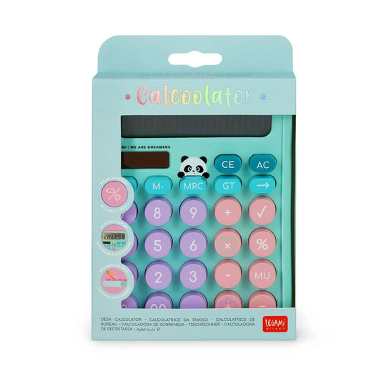 Taschenrechner "Calcoolator" mit Panda-Motiv von Legami