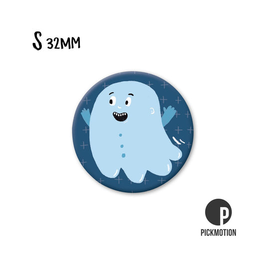 Magneet rond 32 mm "Ghost"