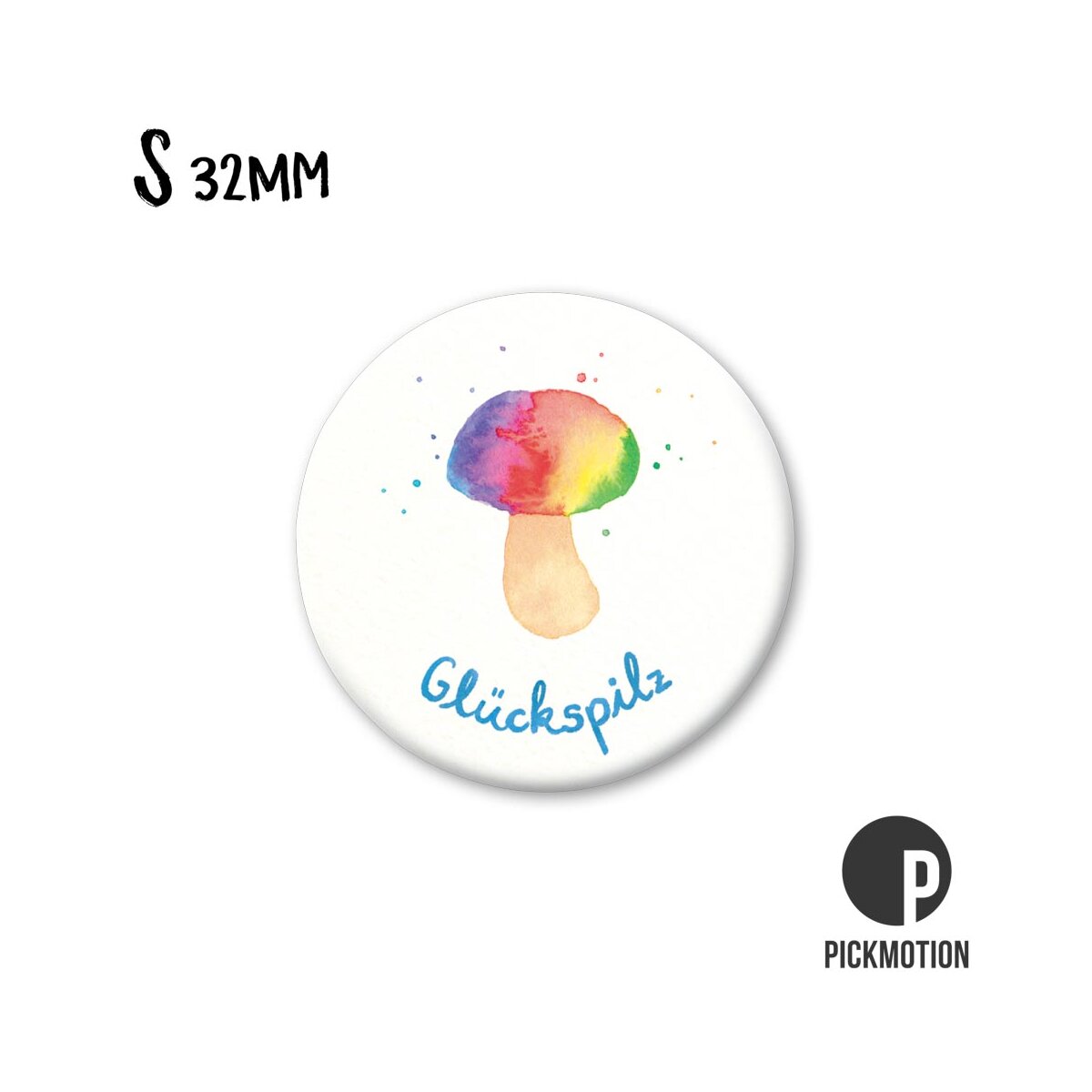 Round magnet 32mm "Lucky Charm"