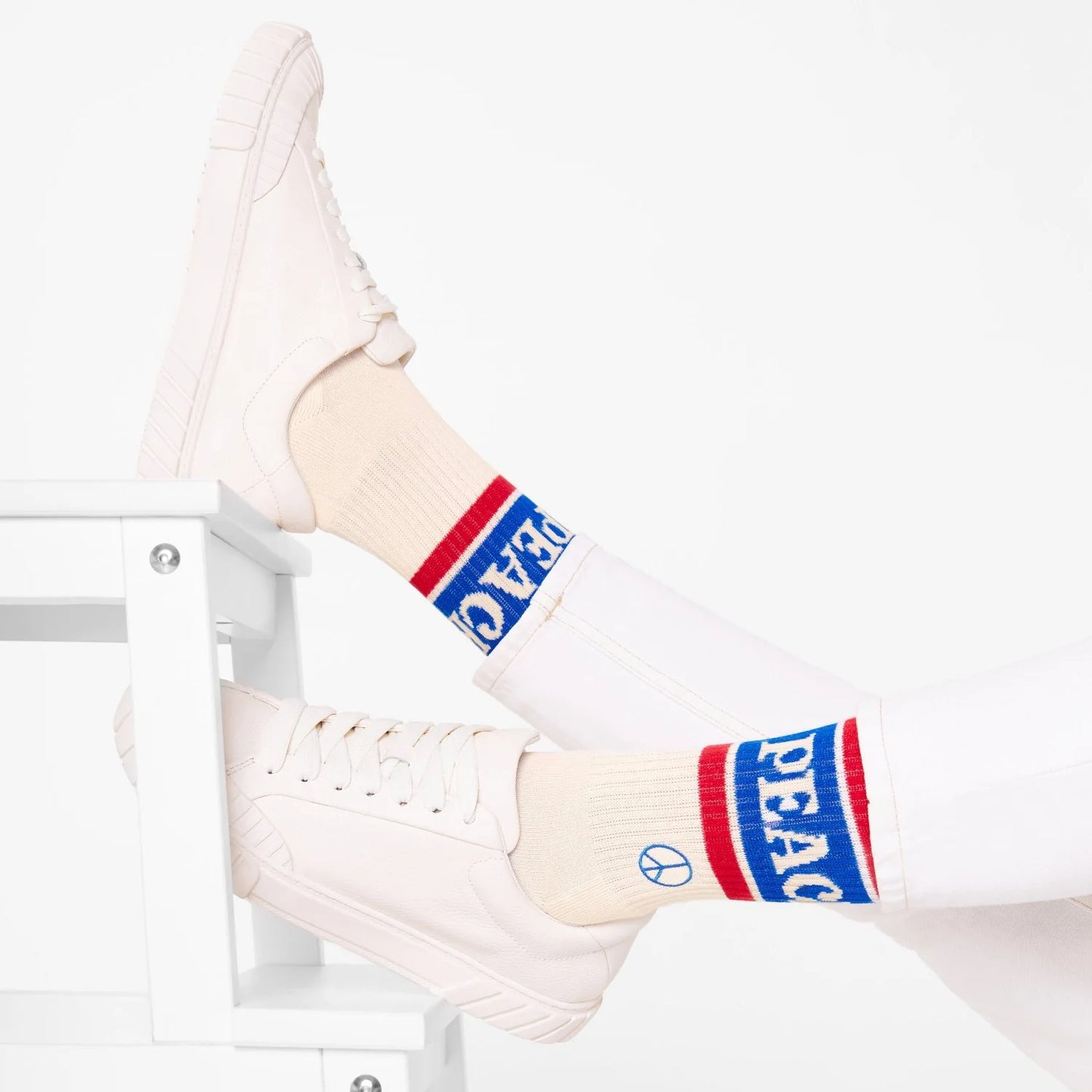 Tennis Socks Love Peace