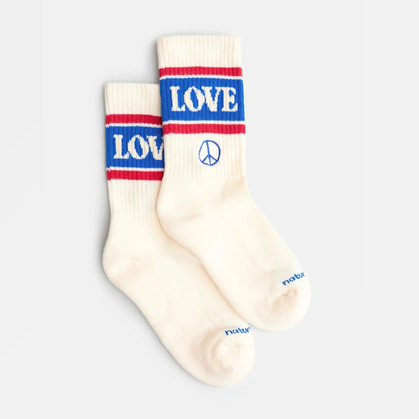 Tennis Socks Love Peace