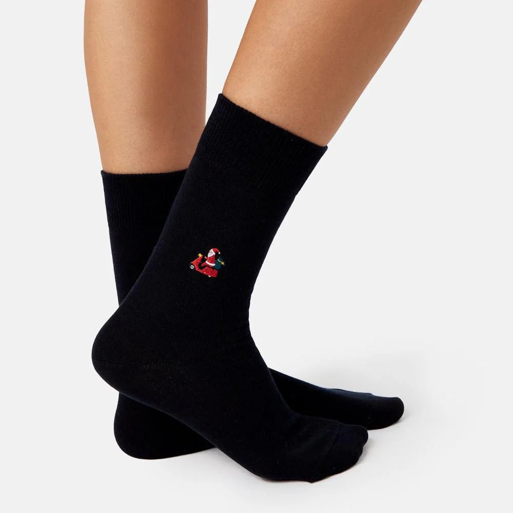 Tennis sock Santa