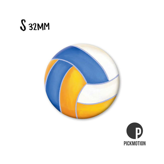 Magneet rond 32 mm "Volleybal"